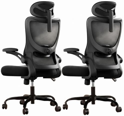 Marsail Ergonomic Office Chair with 3D Armrests, Pack of 2