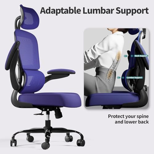 TRALT Office Chair Ergonomic Desk Chair - Gaming Chair with Lumbar Support
