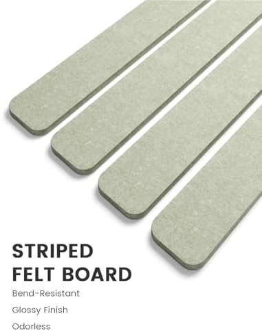 Fluxynara 13" x 2" Felt Wall Panels, Sage