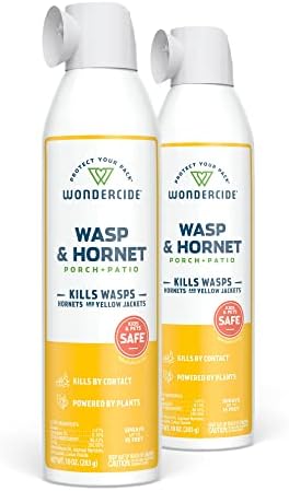 Wondercide - Wasp and Hornet Killer Aerosol Spray - 10 oz - 2 Pack