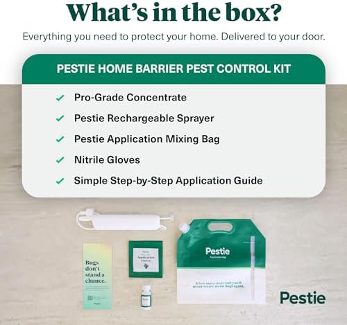 Pestie Home Barrier Pest Control Kit, Bug Spray & Ant Killer for Home