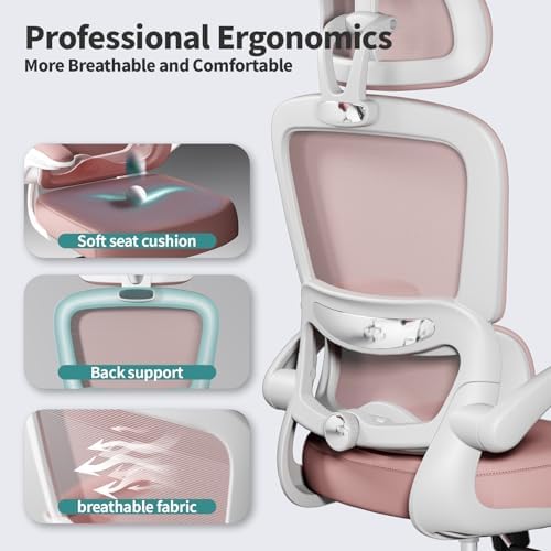 TRALT Office Chair Ergonomic Desk Chair - Gaming Chair with Lumbar Support