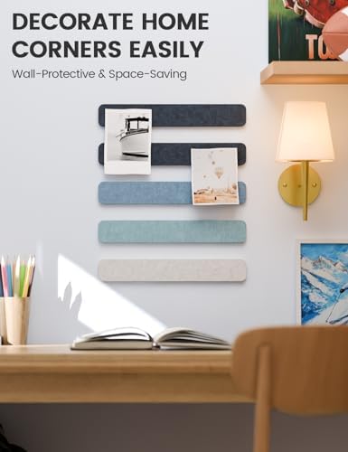Fluxynara 13" x 2" Felt Wall Panels, Ocean Gradient