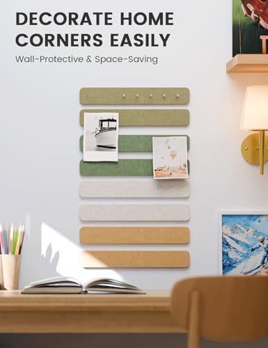 Fluxynara 13" x 2" Felt Wall Panels, Olive Grove