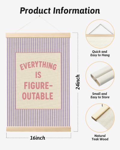 FGFK Positive Affirmations Wall Art Poster Hanger Frame 16x24 Inch