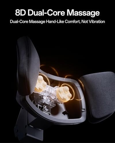 Hbada X7 Prestige Smart Ergonomic Office Chair, with AI Lumbar Support, Massage & Ventilation, 4D Dual-Axis Headrest, Alcantara® Suede, Adaptive 8-Way Lumbar Support, Black
