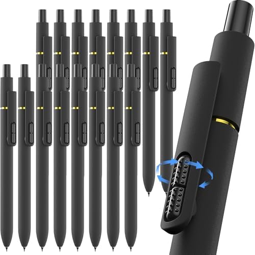Hiacry 16 Pack Gel Pens, Quick-Dry Long Lasting Black Ink-0.7 mm Fine Point