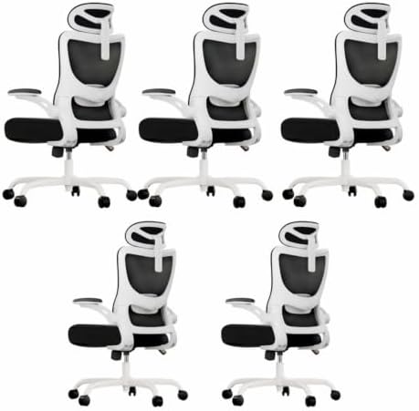 Marsail Ergonomic Office Chair with 3D Armrests, Pack of 5