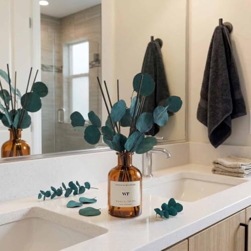 Peppermint Scent Reed Diffuser Set for Bathroom Air Fresheners Decor