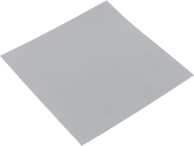 MEETOOT 2PCS Heat Sink Thermal Conductive Silicone Pad Insulated Thermal Conductive Sheet 100x100x1MM for Electrical Product Control Board and Motor Inside and Outside Pad
