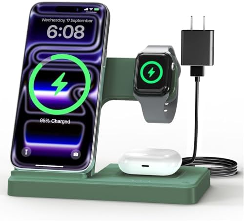 GETPALS Wireless Charger iPhone Charging Station for Apple Multiple Devices