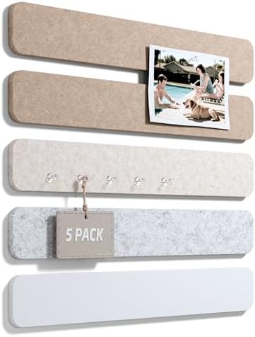 Fluxynara 13" x 2" Felt Wall Panels, Stone Beige