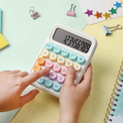 Mr. Pen- Mechanical Switch Calculator, 12 Digit Large LCD Display
