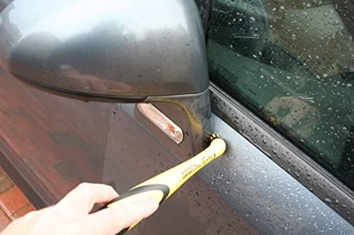 Vehicle Detailing Set - High Power Car Cleaning Brush - Includes 4 Brush Heads - Suitable for Interior & Exterior - Ideal for Cars, Bikes and Motorhomes - AA Batteries Included