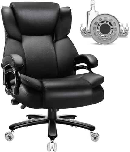 Big and Tall Office Chair, Heavy Duty Office Chair for Heavy People
