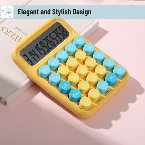 Mr. Pen- Mechanical Switch Calculator, 12 Digit Large LCD Display