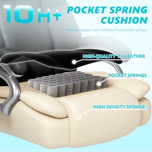 Big and Tall Office Chair, Heavy Duty Office Chair for Heavy People