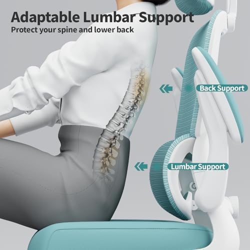 TRALT Office Chair Ergonomic Desk Chair - Gaming Chair with Lumbar Support