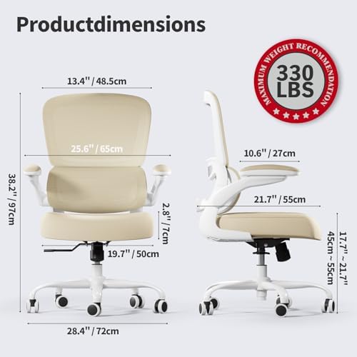 TRALT Office Chair Ergonomic Desk Chair - Gaming Chair with Lumbar Support