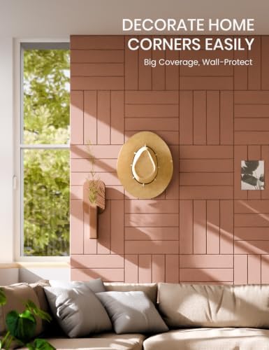 Fluxynara 36" x 24" Large Felt Bulletin Board, Terracotta