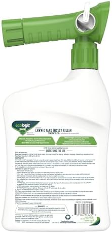 Ecologic 32 Oz, Ready to Spray Lawn Insect Killer, 6 Count (Pack of 1)