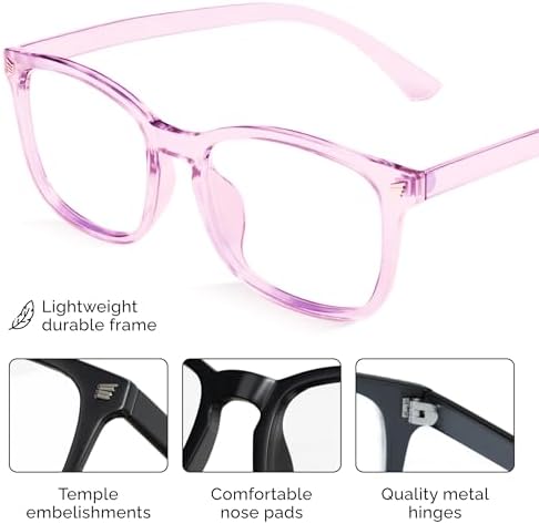 livho High Tech Blue Light Glasses - Advanced Blue Light Blocking Computer Glasses - Screen Fatigue & UV Protection