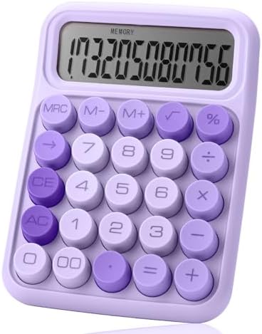Mr. Pen- Mechanical Switch Calculator, 12 Digit Large LCD Display