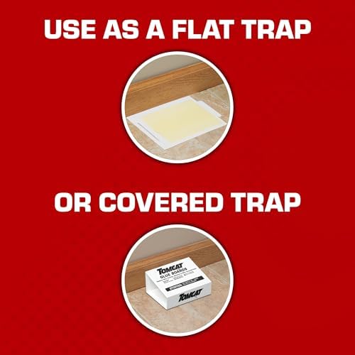 Tomcat Glue Boards with Eugenol for Enhanced Stickiness, 104 Sticky Traps