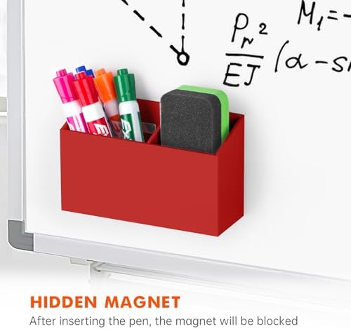 BEYGORM Magnetic Dry Erase Marker Holder for Whiteboard & Refrigerator
