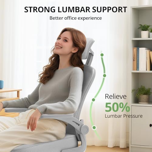 Synorla Office Chair|330LBS Capacity Ergonomic Desk Chair