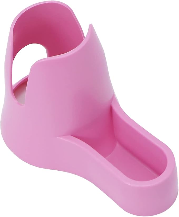 Wontee 3 in 1 Hamster Water Bottle with Food Bowl Hideout Base, 80ML, Pink | Water dispenser, food container, hideout, stable base, easy to refill, for glass tank/cage, dwarf hamster/mouse/gerbil, 2.7oz
