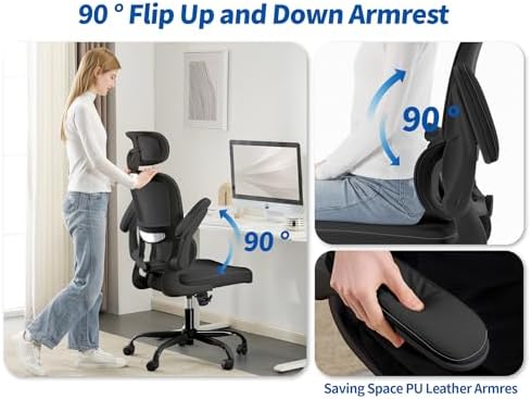 TRALT Office Chair Ergonomic Desk Chair - Gaming Chair with Lumbar Support