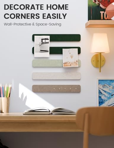 Fluxynara 13" x 2" Felt Wall Panels, Nordic Moss
