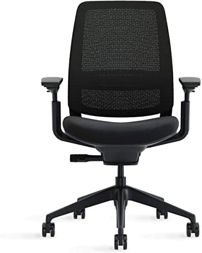 Steelcase Series 2 Office Chair, Graphite Frame, Cogent Connect Nickel