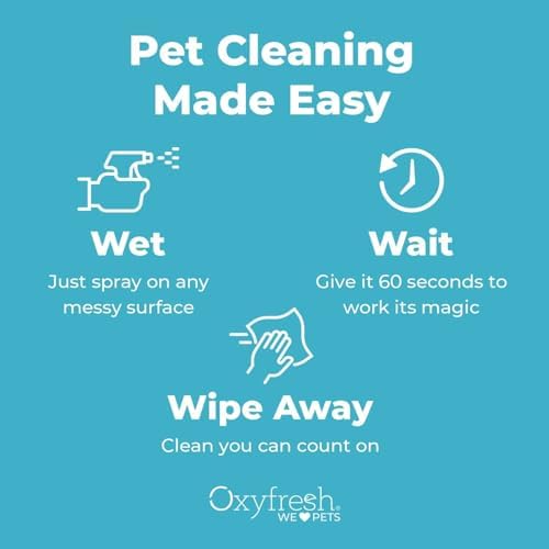 Oxyfresh Pemium Crate & Cage Cleaner – Safe, Bleach Free & Works Instantly | Professional Dog Crate & Small Animal & Bird Cage Odor Eliminator – Quickly Cleans, Removes Poop & Deodorizes Pet Odors