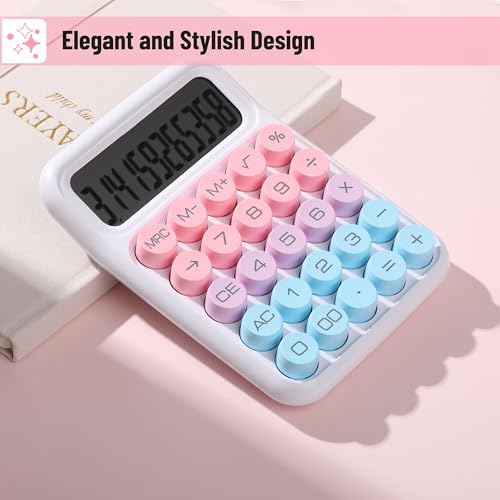 Mr. Pen- Mechanical Switch Calculator, 12 Digit Large LCD Display