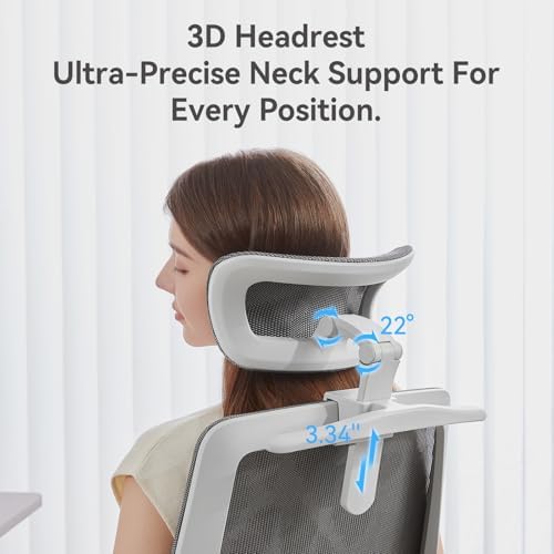SIHOO M59AS Ergonomic Office Chair, Dual Backrest, Adaptive Lumbar Support