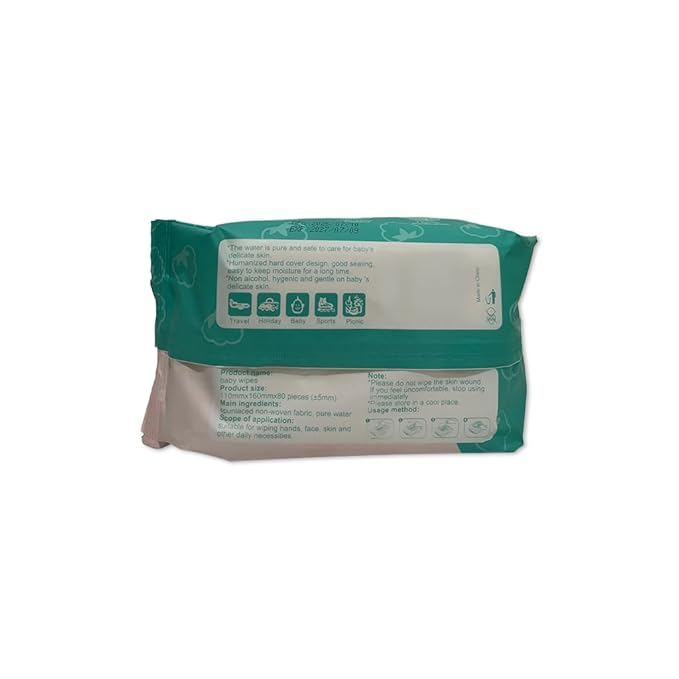 Love Of Dream Baby Wipes – Unscented, Hypoallergenic, Alcohol-Free, 80 Count Per Pack (1 Pack) – Gentle Wipes with Plant-Based Cleanser & Skin-Safe Preservatives for Sensitive Skin