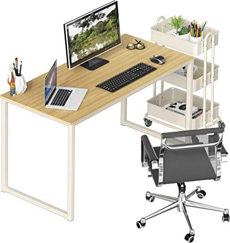 SHW Mission 48-Inch Home Office Computer Desk, Oak