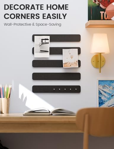 Fluxynara 13" x 2" Felt Wall Panels, Black