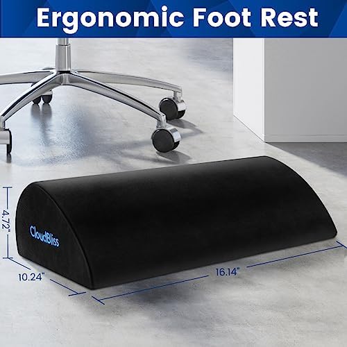 Foot Rest for Under Desk at Work, Foot Stool for Office, Footrest, Black