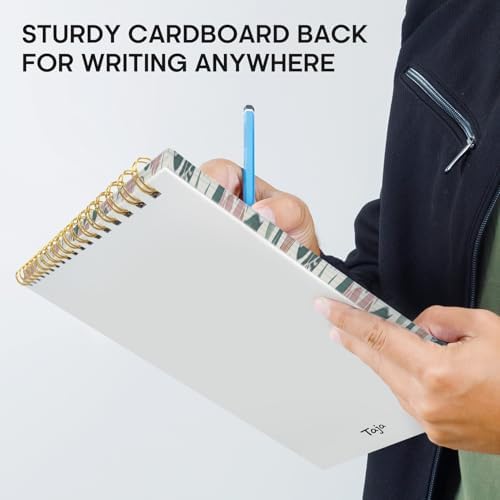 Taja To Do List Notepad, Undated Daily Planner for Work and Goal Setting