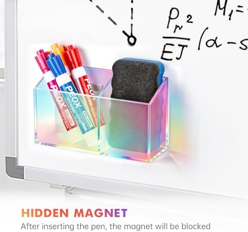 BEYGORM Magnetic Dry Erase Marker Holder for Whiteboard & Refrigerator