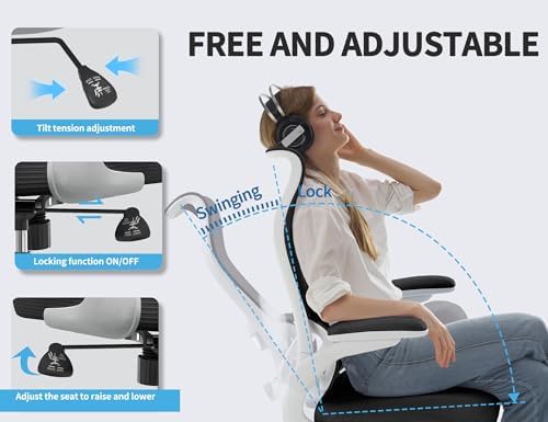 TRALT Office Chair Ergonomic Desk Chair - Gaming Chair with Lumbar Support