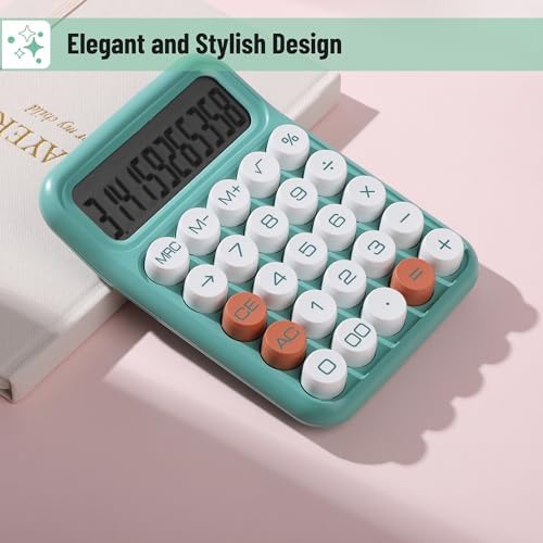 Mr. Pen- Mechanical Switch Calculator, 12 Digit Large LCD Display