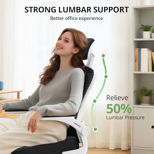 Synorla Office Chair|330LBS Capacity Ergonomic Desk Chair