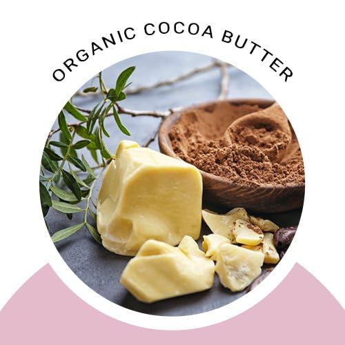 Glimmer Goddess Organic Whipped Body Butter for Women - Moisturizer Cream with Shea & Cocoa Butter, Almonds & Coconut Oil - Autumn Breeze, 8oz