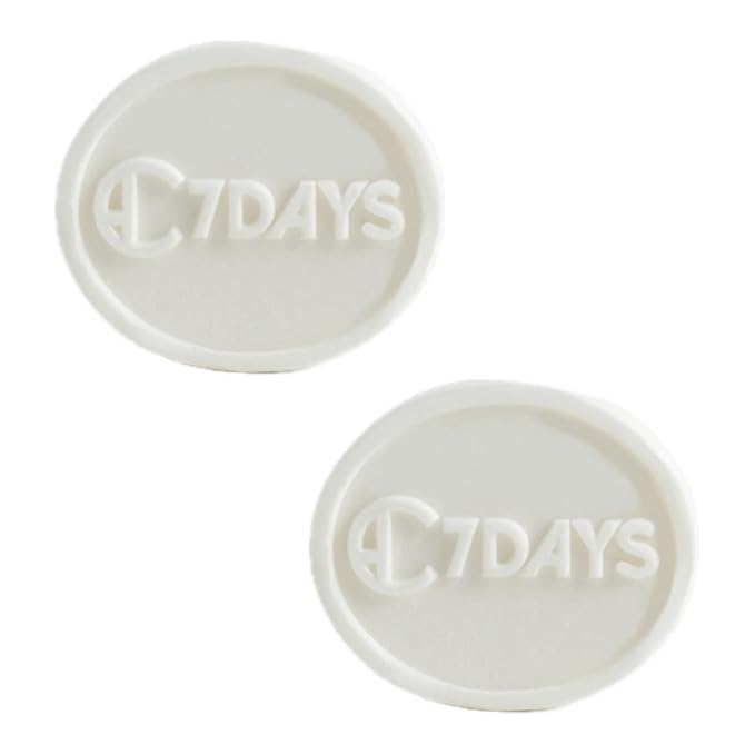 CDH7DAYS EWG VERIFIED VEGAN BAR SOAP/HANDMADE (MADE IN KOREA) Natural Body Soap Bar, Plant-Based, Handmade SOFT MILKY SOAP (Recommendation for MOTHER) (2, WHITE)