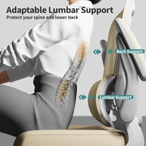 TRALT Office Chair Ergonomic Desk Chair - Gaming Chair with Lumbar Support