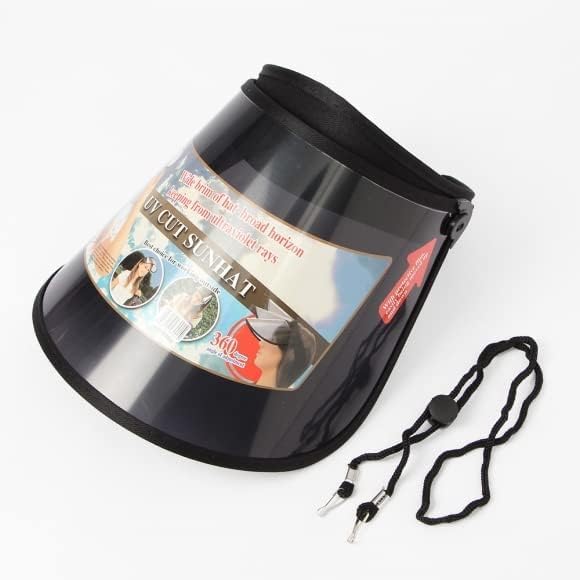 WITHMOONS Sun Visor Face Shield UV Protection Simple Hat Full Face Shield Sunblock